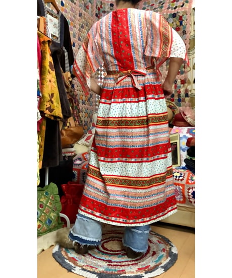 70s flower dress