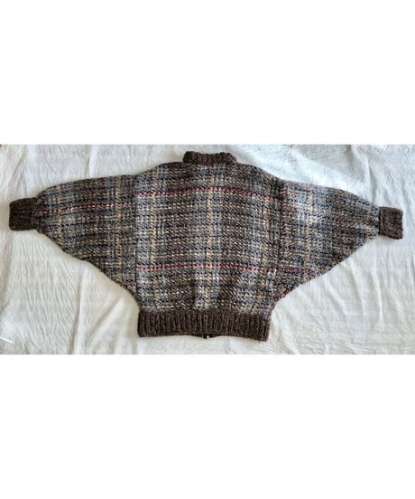 dolman sleeve knit blouson
