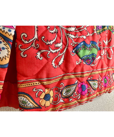 70s quilting flower skirt