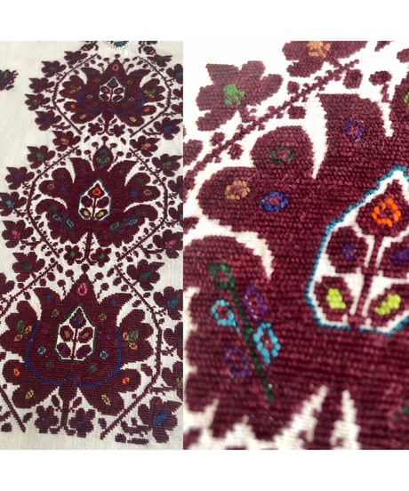 vintage croatian embroidered blouse②