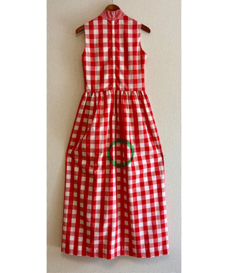 70s gingham dress
