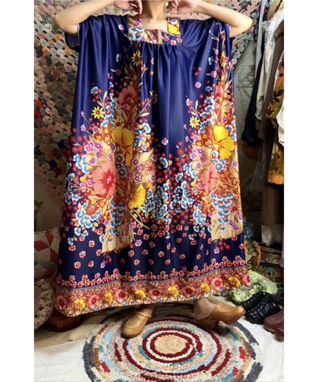 flower kaftan dress