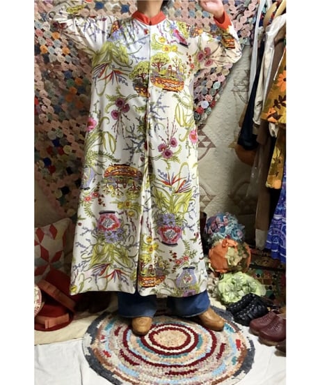 60's flower dress