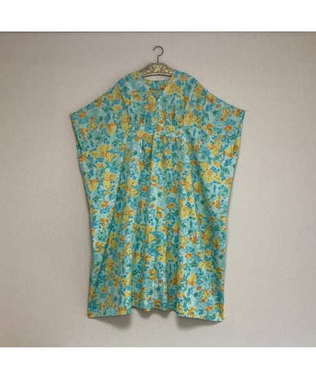 flower kaftan one-piece