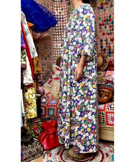 70s strawberry dress