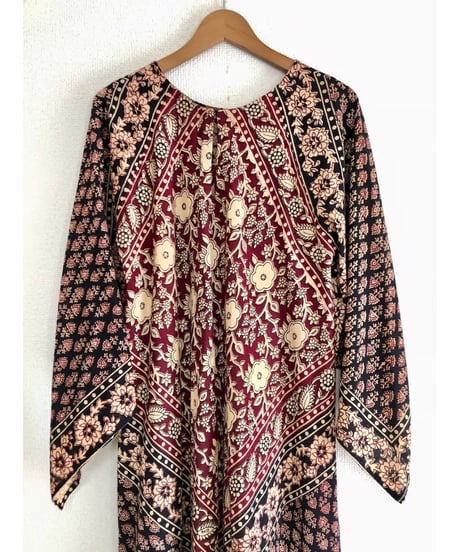 70s pakistan cotton  dress