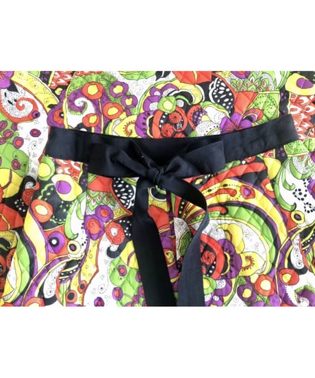 60's psychedelic quilting skirt