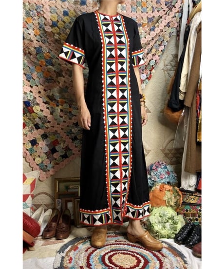 patchwork one-piece