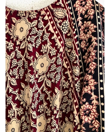70s pakistan cotton  dress