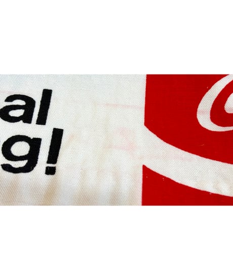 70s coca-cola print cotton pants
