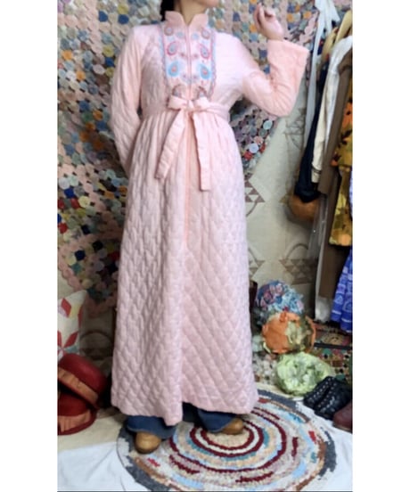 embroidered quilting dress