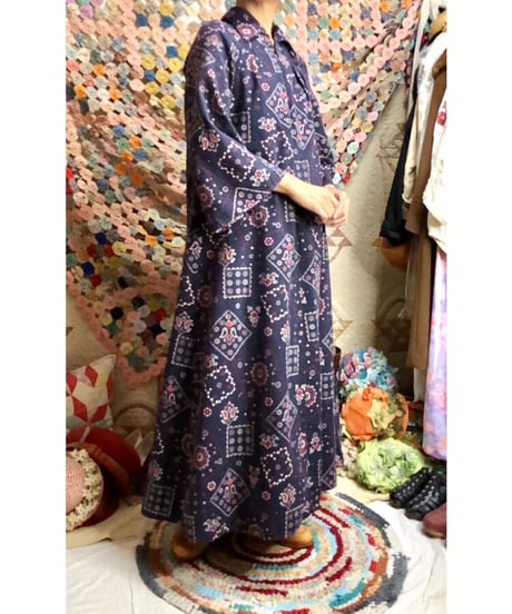 bandanna print dress