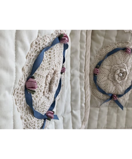 quilting lace patch jacket