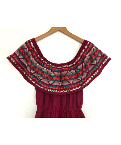 guatemala embroidered dress