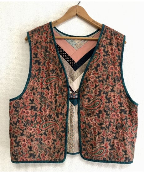 patchwork quilt vest