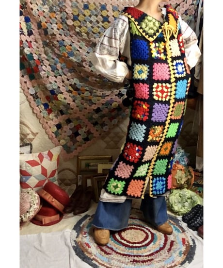 granny square dress