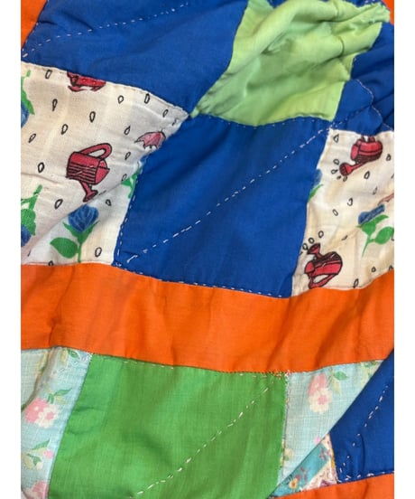 70s patchwork quilt wide leg pants