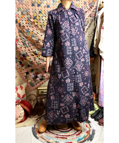 bandanna print dress