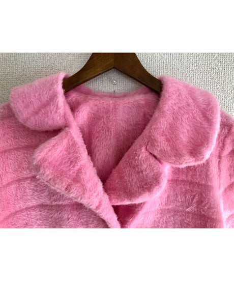 70s fleece fur coat