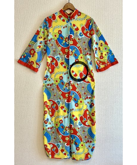 60-70s flower robe