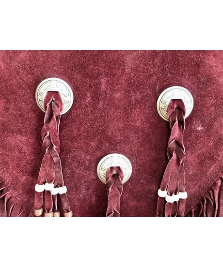 leather fringe collar