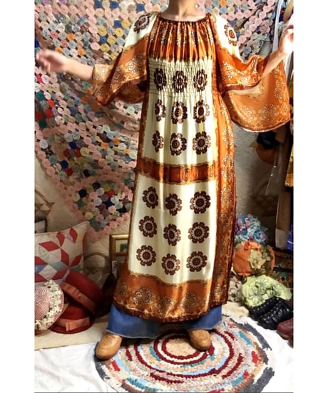 60-70's scarf dress