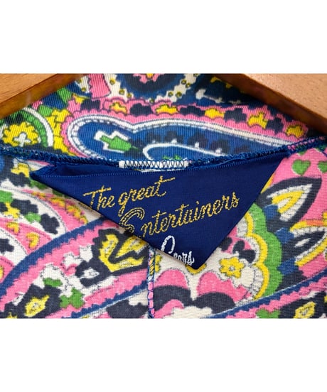 70's paisley dress