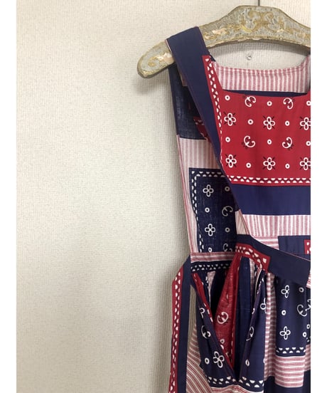 70's bandanna print one-piece