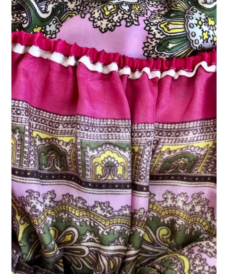 paisley scarf dress
