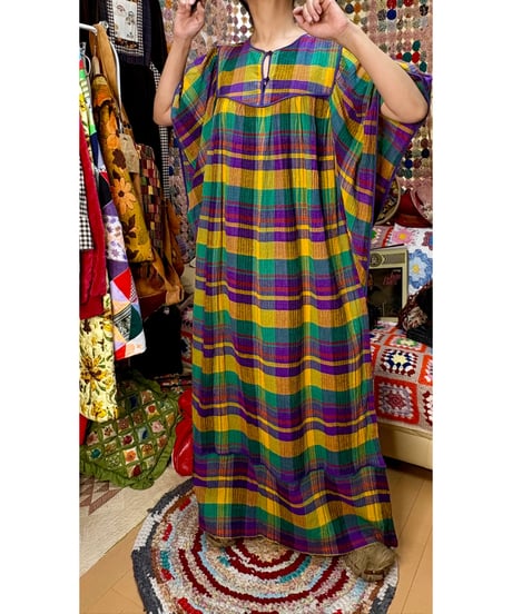 plaid easy dress