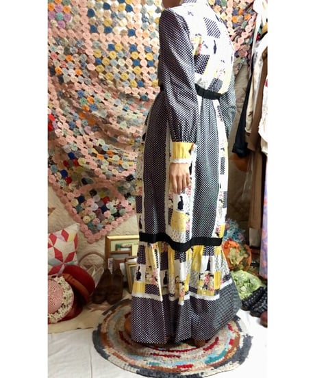 70's patchwork print setup