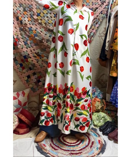 70's tulip dress