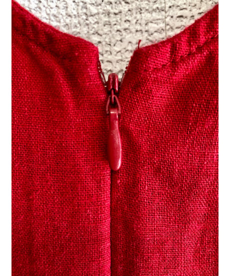 linen salopette pants