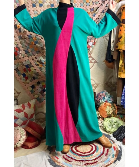 70's fleece dress