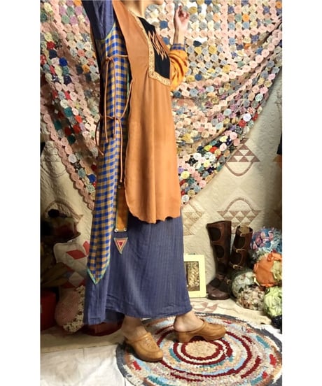 70's folklore vest