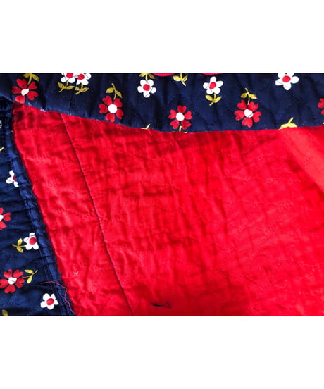 70s quilted flower skirt