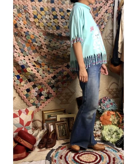 cats fringe tee