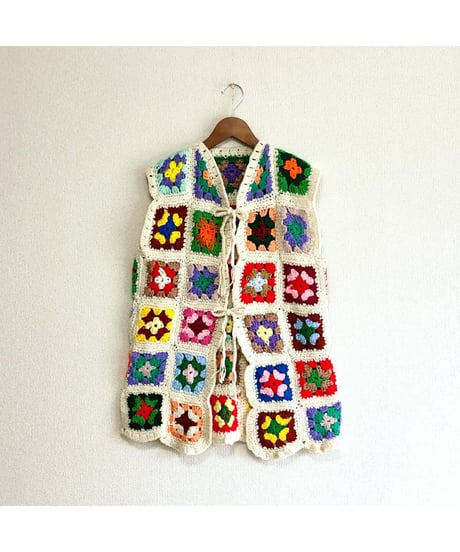 granny square vest