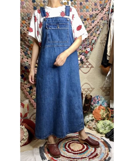 denim salopette