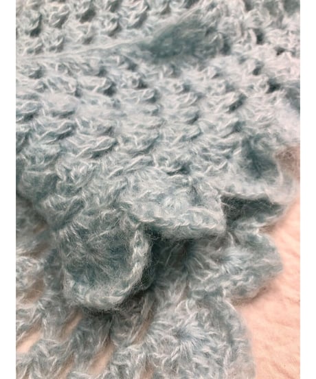 hand knit shawl