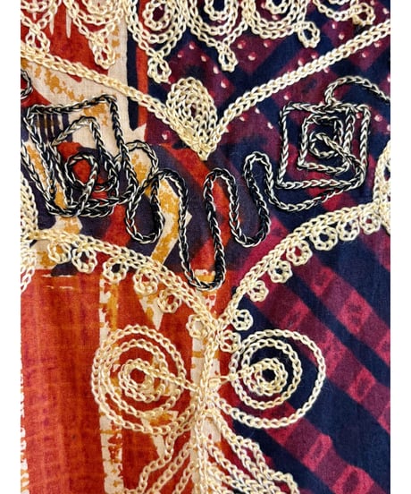 embroidered cotton dress