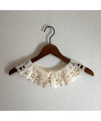 clear beads crochet collar