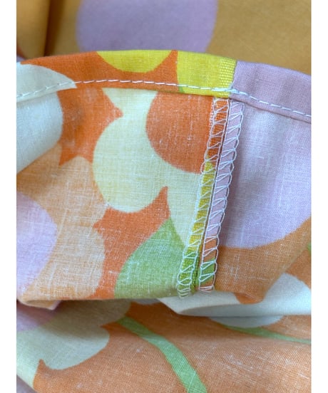 flower print gaucho pants（70s fabric）A
