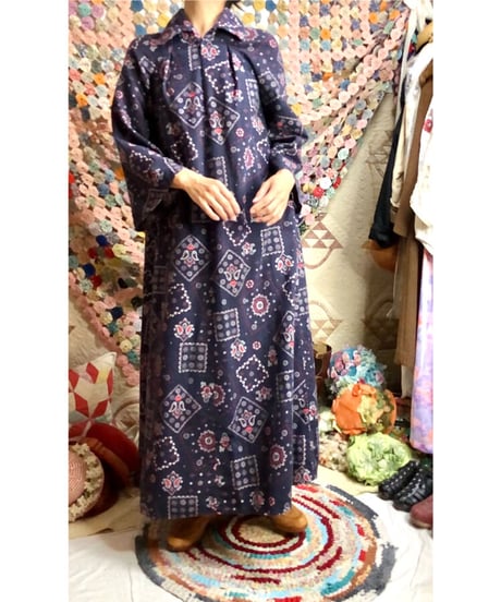 bandanna print dress