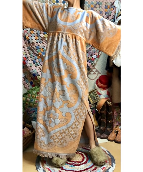 70s pile dress