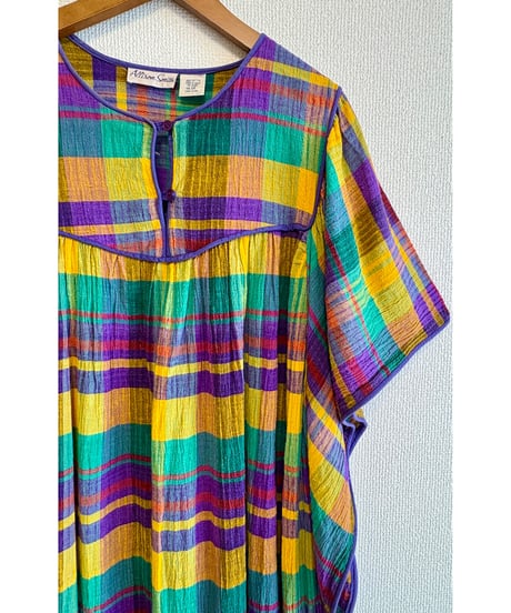 plaid easy dress