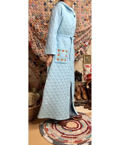 60s quilting robe（NOS）