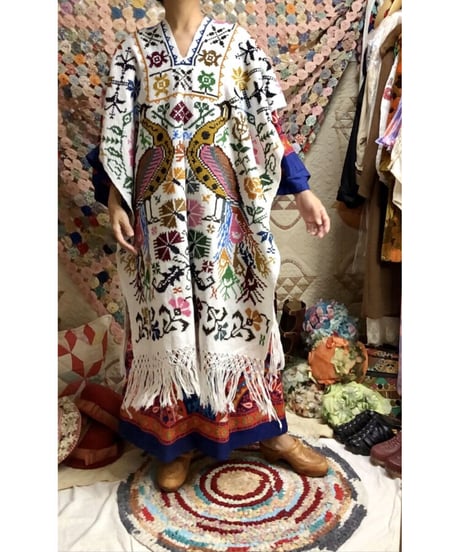 mexican peacock poncho
