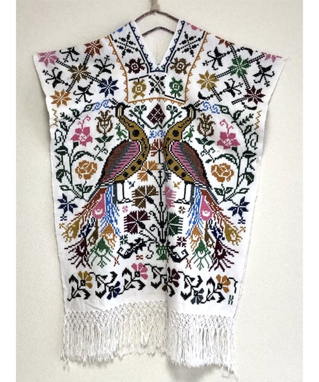 mexican peacock poncho