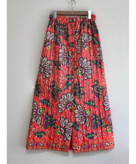 70s quilting flower skirt